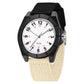 SANDA 6232 Simple 5ATM Waterproof Luminous Watch with Nylon Strap