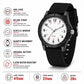 SANDA 6232 Simple 5ATM Waterproof Luminous Watch with Nylon Strap