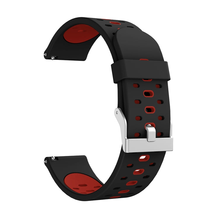 For Samsung Galaxy Watch 3 41mm Three Row Holes Silicone Replacement Strap Watchband, For Samsung Galaxy Watch 3 41mm