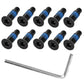 10 extended front scooter screws with blue thread sealant plus hex wrench