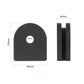 Black silicone waterproof plug, 15mm wide, 17mm tall, 3mm hole