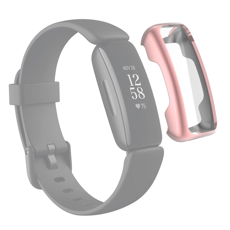 For Fitbit Inspire 2 TPU Electroplating Protective Case Cover