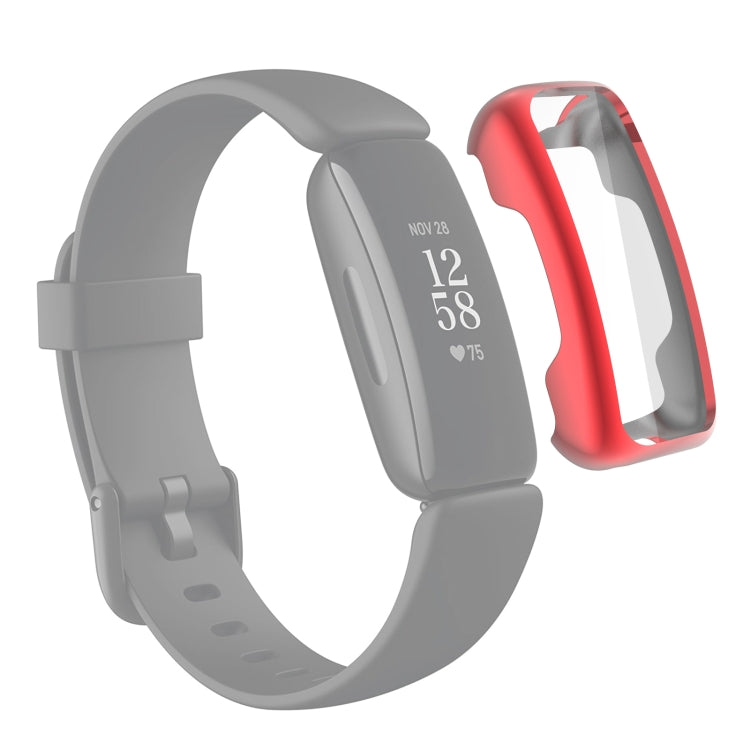 For Fitbit Inspire 2 TPU Electroplating Protective Case Cover