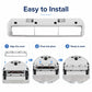 Main brush cover replacement for robot vacuum, top view with snap-in mounting points