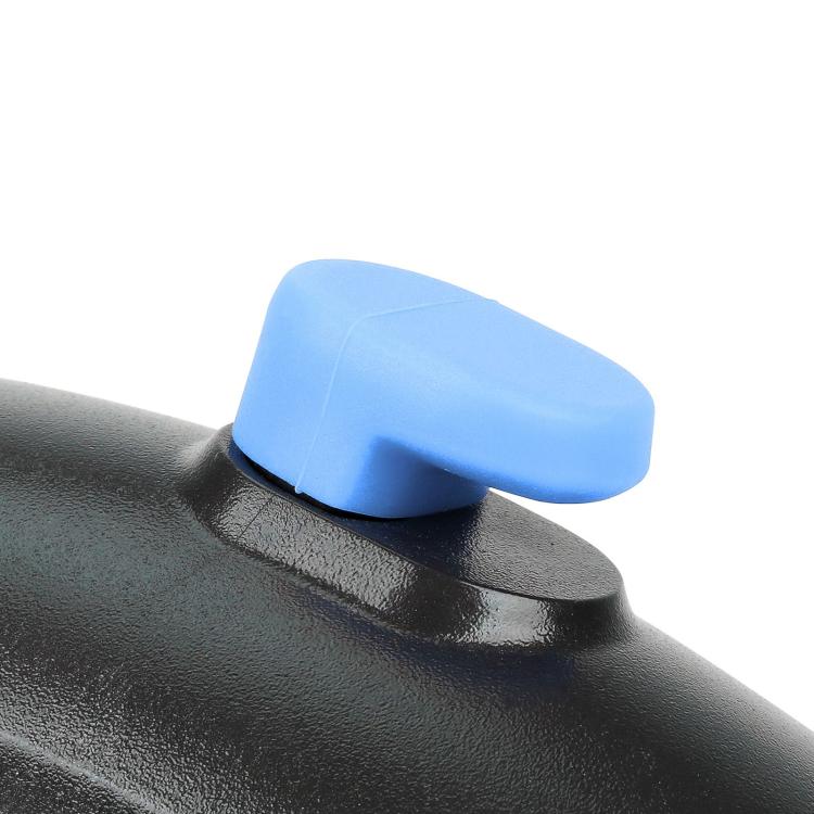 Blue silicone rear fender hook sleeve for electric scooter