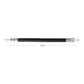 Black inflation extension cable, 16 cm length, metal valve ends