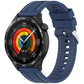 xDfind Stitching Silicone Sport Watch Band, 22mm