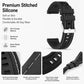 xDfind Stitching Silicone Sport Watch Band, 22mm