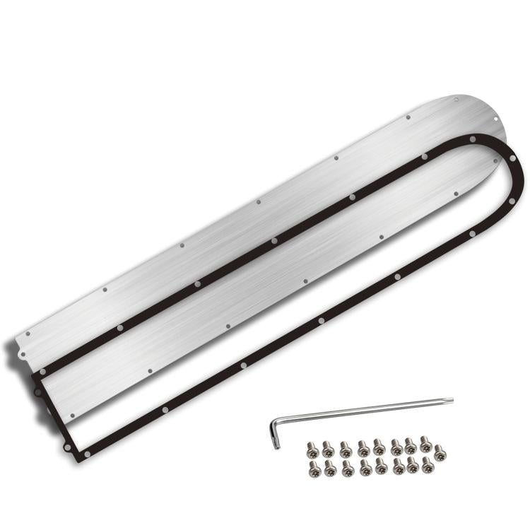 Stainless steel electric scooter base plate with waterproof ring, screws and mounting bolts