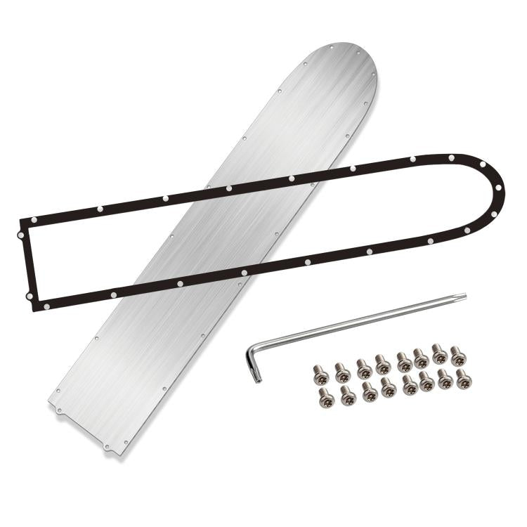 Stainless steel base plate and waterproof ring kit with mounting bolts and hex wrenches