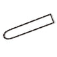 Waterproof metal base plate ring, dark elongated oval seal with mounting holes