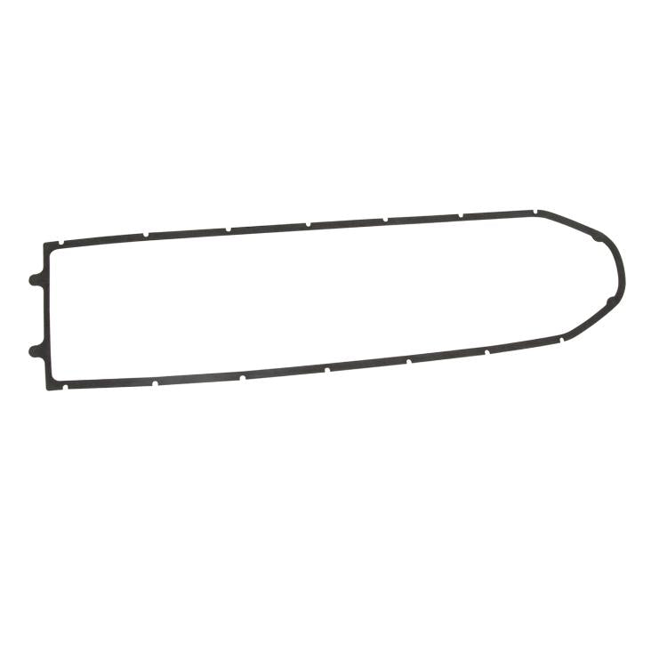 Waterproof metal base plate ring, black elongated frame with evenly spaced mounting holes