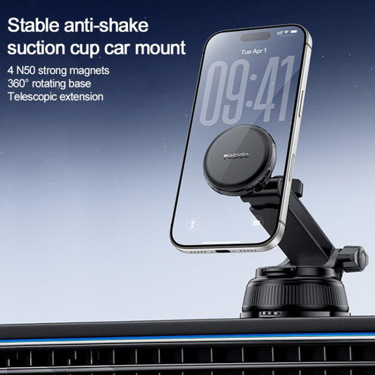 Yesido C276 Car Suction Cup Magnetic Phone Holder, C276