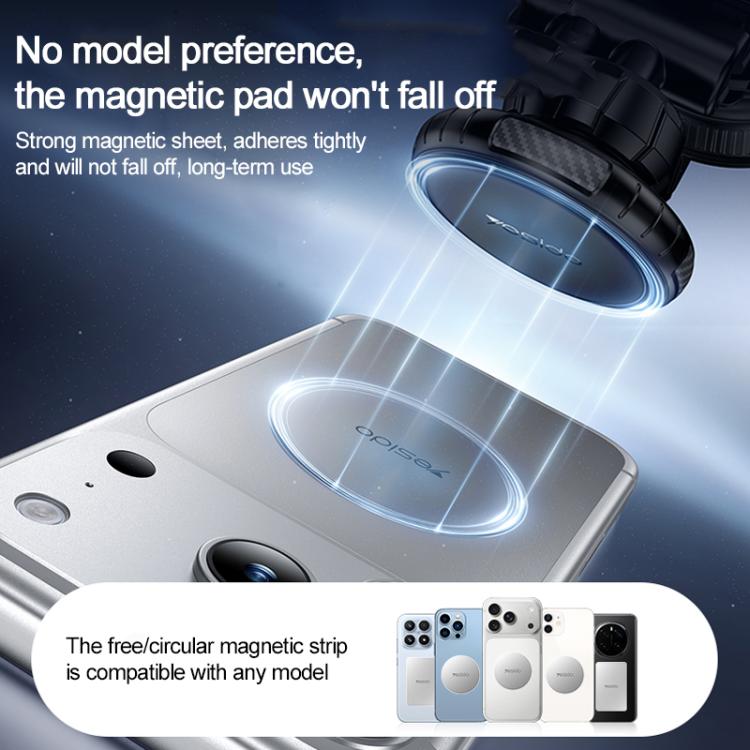 Yesido C276 Car Suction Cup Magnetic Phone Holder, C276