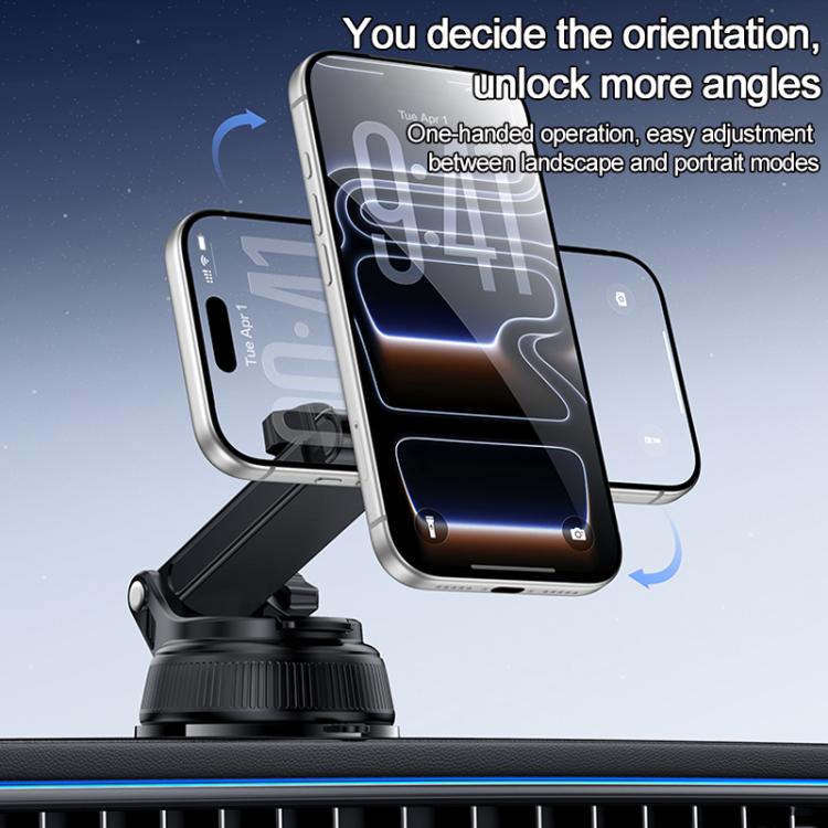 Yesido C276 Car Suction Cup Magnetic Phone Holder, C276
