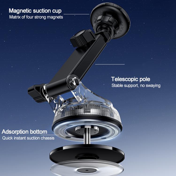 Yesido C276 Car Suction Cup Magnetic Phone Holder, C276