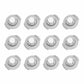 Set of white water tank core filters with central metal insert for robot vacuum