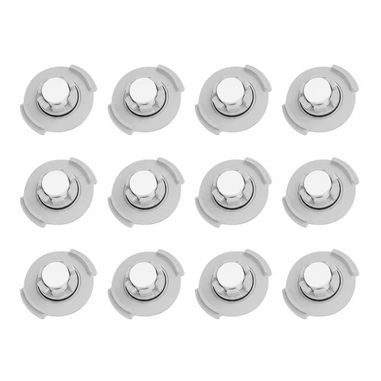 Set of white water tank core filters with central metal insert for robot vacuum