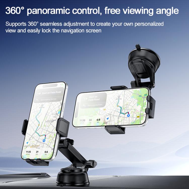 Yesido C278 Car Suction Cup Clip Phone Holder, C278