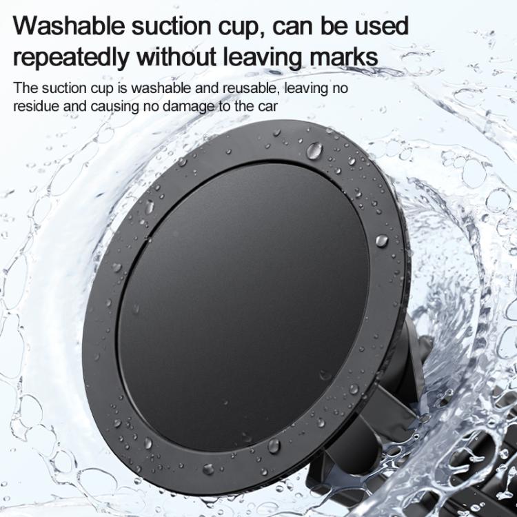 Yesido washable suction cup mount base with textured circular seal pad