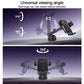 Car phone holder with universal multi-angle rotation and suction base, black