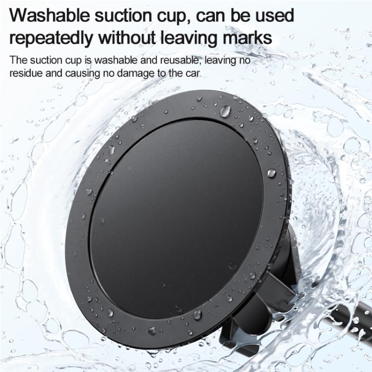 Yesido washable suction cup base with circular seal and magnetic mount arm