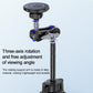 Car wireless phone holder with three-axis rotation joint and long adjustable arm