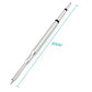Replacement soldering iron tip, slim silver blade with dark collar detail
