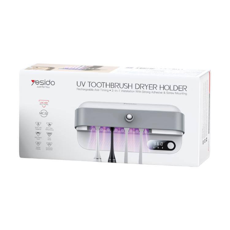 Yesido MG32 Electric UV Toothbrush Sterilizer Dryer Holder