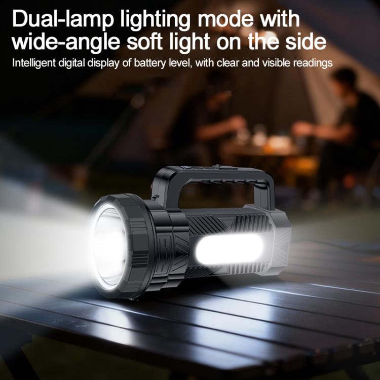Yesido TC12 Outdoor Emergency Multifunctional Rechargeable Dual Lamp Lighting Flashlight, TC12