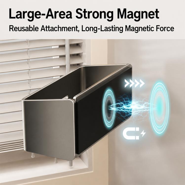 Kitchen Refrigerators No-drill Magnetic Storage Rack, 2pcs / Set, Large Box, Small Box