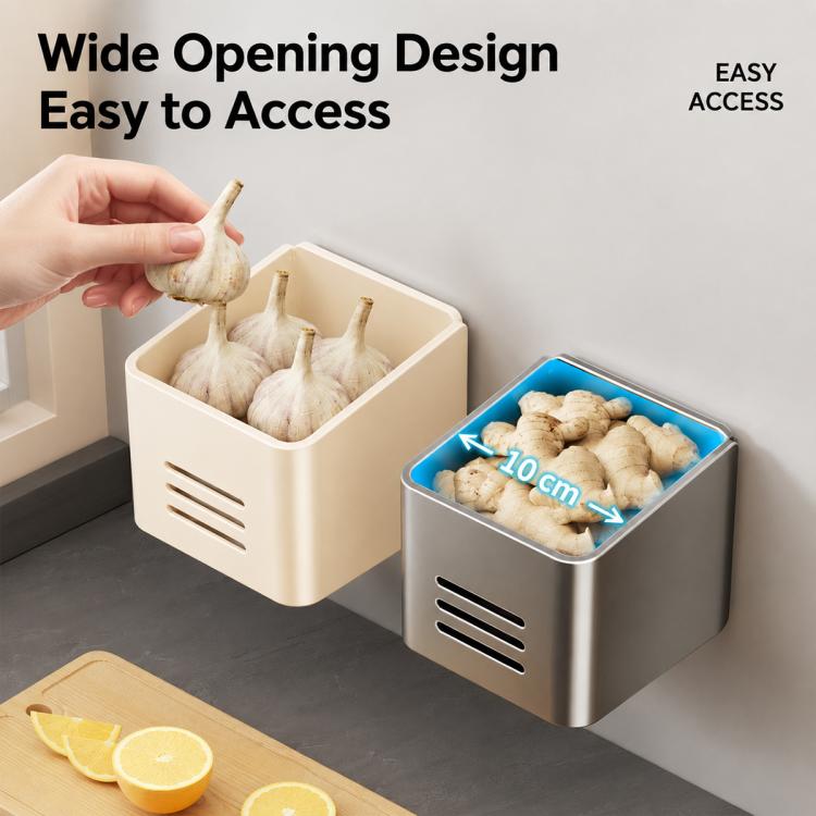 Kitchen Refrigerators No-drill Magnetic Storage Rack, 2pcs / Set, Large Box, Small Box