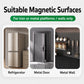 Kitchen Refrigerators No-drill Magnetic Storage Rack, 2pcs / Set, Large Box, Small Box