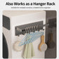 No-drill Magnetic Kitchen Paper Towel Storage Rack Holder with Hook