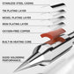 Lead-free soldering tip cross-section with stainless steel casing and built-in core
