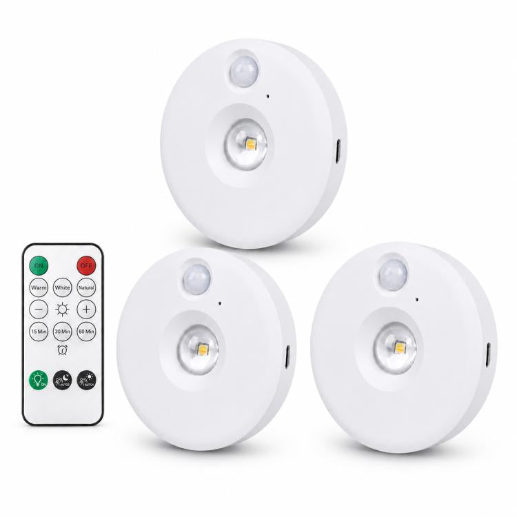 Smart Sensor Cat Eye Night Lights with Remote Control, 1pc, 3pcs, 6pcs