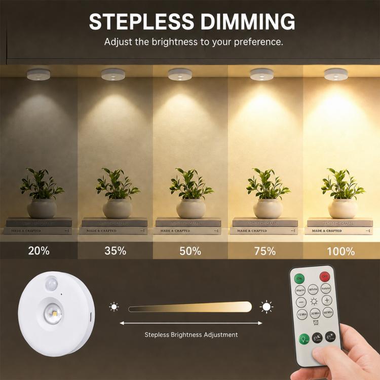 Smart Sensor Cat Eye Night Lights with Remote Control, 1pc, 3pcs, 6pcs