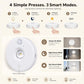 Smart Sensor Cat Eye Night Lights with Remote Control, 1pc, 3pcs, 6pcs