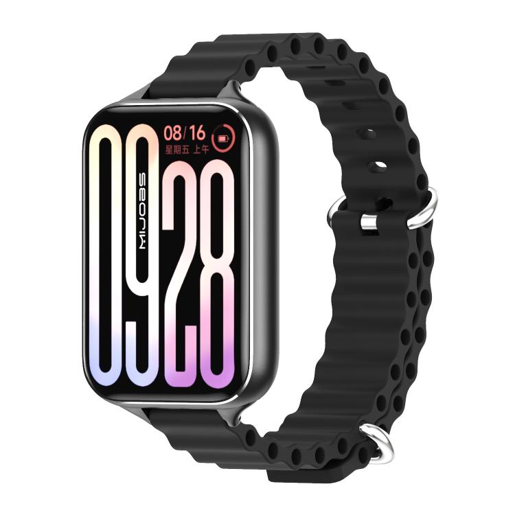 MIJOBS Ocean Silicone Breathable Watch Band, For Xiaomi Band 10 Pro / Redmi Watch 6 / 5