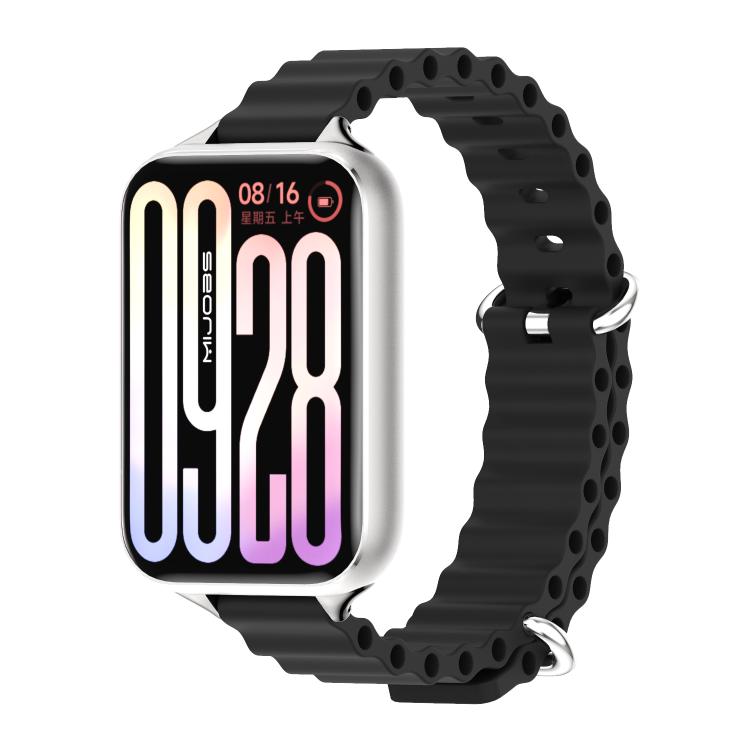 MIJOBS Ocean Silicone Breathable Watch Band, For Xiaomi Band 10 Pro / Redmi Watch 6 / 5