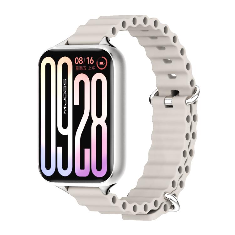 MIJOBS Ocean Silicone Breathable Watch Band, For Xiaomi Band 10 Pro / Redmi Watch 6 / 5