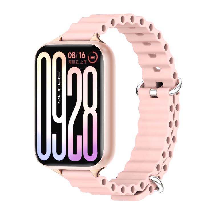MIJOBS Ocean Silicone Breathable Watch Band, For Xiaomi Band 10 Pro / Redmi Watch 6 / 5
