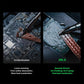 MECHANIC Dr.X precision desoldering tape strip on circuit board, patterned mesh surface
