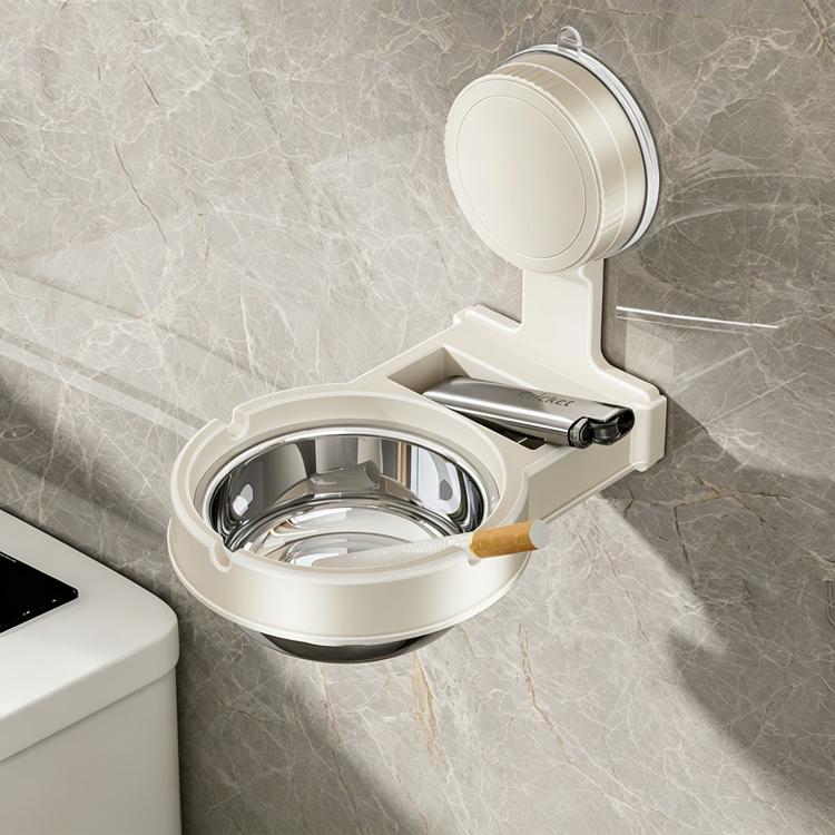 No-drill Suction Cup Wall-mounted Ashtray