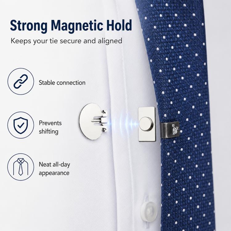 Wrinkle-resistant Automatically Fixed Shirt Magnetic Invisible Tie Clip