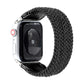 Nylon + Leather Braided Watchband For Apple Watch Series 6 & SE & 5 & 4 44mm / 3 & 2 & 1 42mm, S, M, L