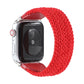 Nylon + Leather Braided Watchband For Apple Watch Series 6 & SE & 5 & 4 44mm / 3 & 2 & 1 42mm, S, M, L