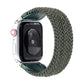 Nylon + Leather Braided Watchband For Apple Watch Series 6 & SE & 5 & 4 44mm / 3 & 2 & 1 42mm, S, M, L