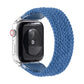 Nylon + Leather Braided Watchband For Apple Watch Series 6 & SE & 5 & 4 44mm / 3 & 2 & 1 42mm, S, M, L
