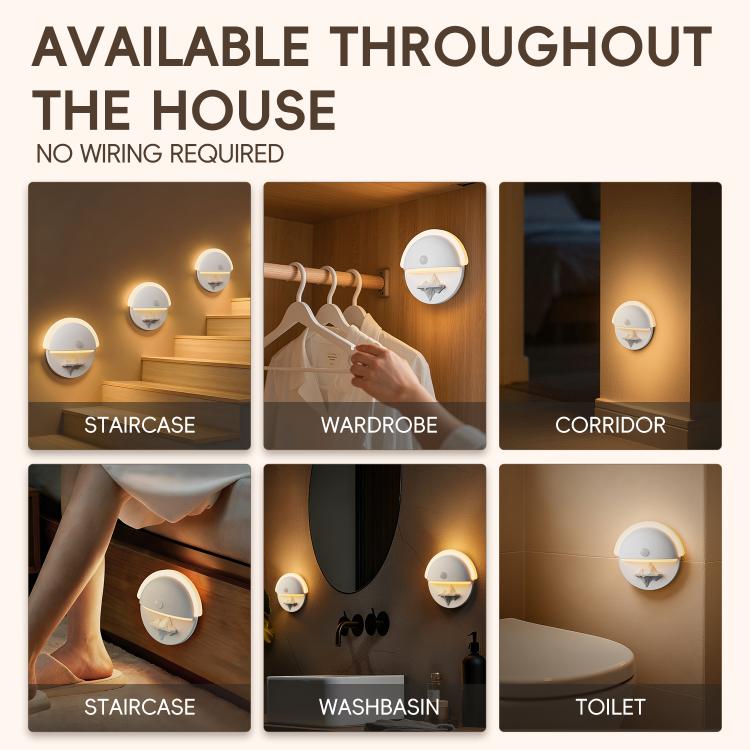 DS011 Rechargeable Mountain Motion Sensor Night Light